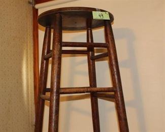 49 - Wood stool was $12, now $8