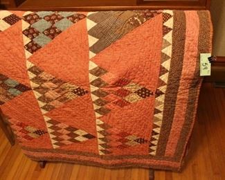 59 - Red/brown quilt $150 - NOW $125