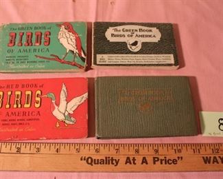 84 - Set 4 bird books $5