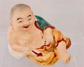 $30; Reclining ceramic Buddha; 3 in. (H) x 3 1/2 in. x 2 in. (depth)
