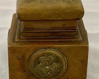 $40; Inkwell; 3 in. (H) x 2 1/2 in. (square base)