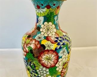 $40; as is, enamel vase
