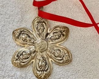 $50 - Sterling ornament without box