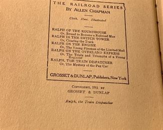 Antique 1911 Hardcover Book Ralph the Train Dispatcher by Allen Chapman in fair condition - $10
Photo 3 of 3