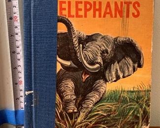 Vintage 1964 Hardcover Children’s Book: The True Book of Elephants 
Photo 1 of 3