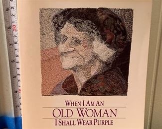 Vintage 1991 Paperback Book: When I Am An Old Woman I Shall Wear Purple by Sandra Martz - $3
Photo 1 of 3