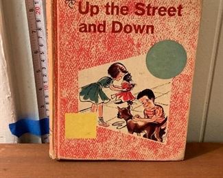 Vintage 1963 Hardcover Textbook: Up the Street and Down by Betts & Welch - $5
Photo 1 of 3