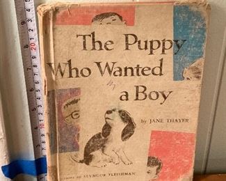 Vintage 1946 Children’s Hardcover Book: The Puppy Who Wanted a Boy by Jane Thayer -
Photo 1 of 3. $5