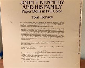 Vintage 1990 John F. Kennedy and His Family Paper Dolls in Full Color - $7
Photo 2 of 3