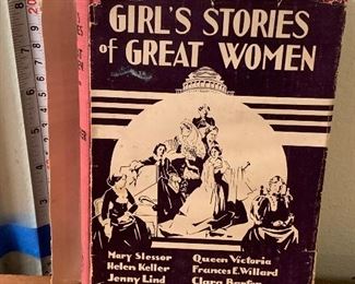 Vintage 1930 Hardcover Book: Girl’s Stories of Great a Women - $10
Photo 1 of 3