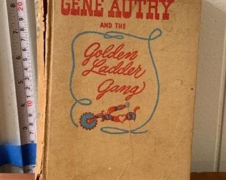 Vintage 1950  Hardcover Book: Gene Autry and the Golden Ladder Gang - $5
Photo 1 of 3