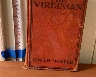 Antique 1904 Hardcover Book: The Virginian by Owen Wister - $10. Photo 1 of 3