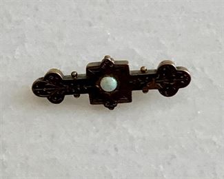 $18; Opal pin; 1.75" wide 