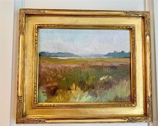 $425; Original landscape by Nancy Tankersley; 11.5" H x 13.5" W 