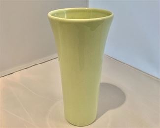 $15; Ceramic vase; 7" H x 3.5" diameter