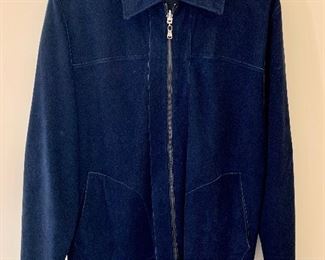 $50; Men's suede zipper jacket; 'Casa Lopez/Buenes Aires" marked S; 