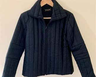 $40; Ladies 1005 silk quilted jacket; "Khaisilk"; marked M, 