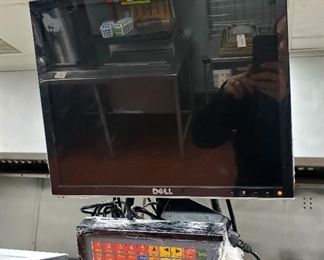 Dell 17in POS Monitors With Ergotron Stands And Punchpads, Qty 3