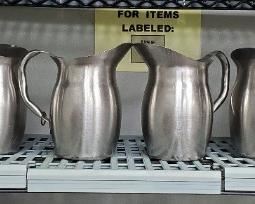 World 18/8 Stainless Steel Pitchers Model BP-200SF Qty 8