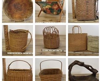 Burlington Farmhouse basketscollage