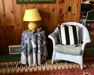 Aboriginal Art, Wicker Set, Rug, and more...