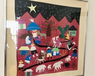 Nativity Scene Textile