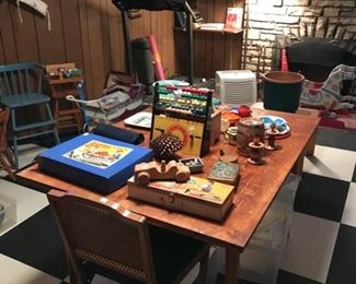 Vintage Toys, Blocks, Games, and Treadmill ...