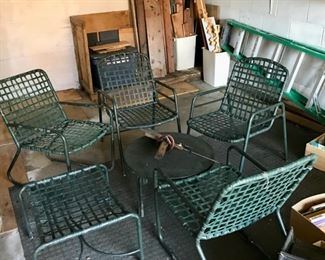 Patio Furniture and Extension Ladders 