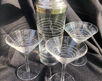 Vintage Martini Set