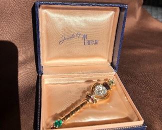 Crown Trifari Brooch in original box.