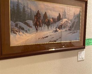 G.Harvey “Snow Melts into Music”. Limited edition 23/50, Artists Proof, with CA, 
RARE