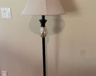 Floor Lamp w/ Mercury Glass Accent