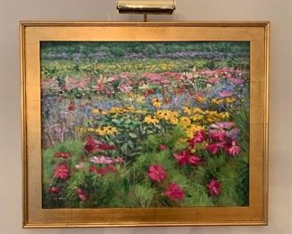 Floral on Canvas - L. Adams