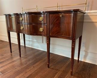 1. Beautiful Credenza Buffet by Hickory $395
