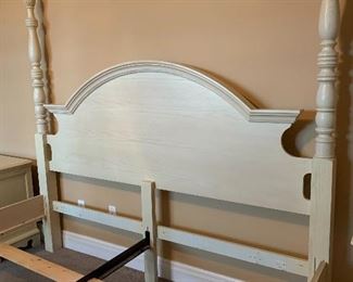 11. Thomasville Four Poster King Size Bed Frame without a mattress.  $195
