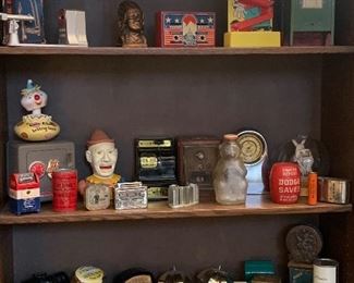 Vintage Novelty Bank Collection