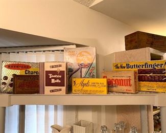 Vintage candy boxes 