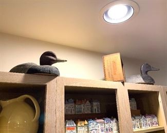 Duck decoys and ammo box