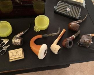 Vintage pipe collection