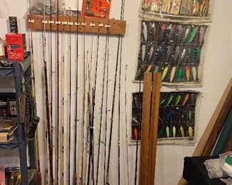 Fishing poles and lures