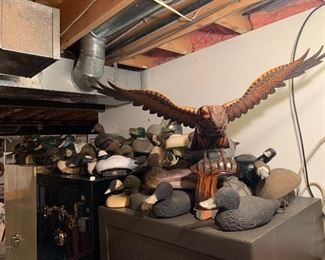 Around 100 duck decoys at this sale