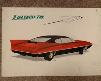 Concept car rendering