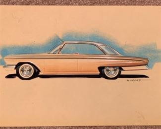 Original concept car rendering by Marcks