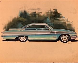 Original concept car rendering by Marcks