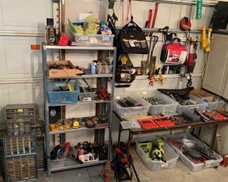Large selection of tools