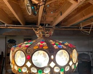 Mid century light fixture