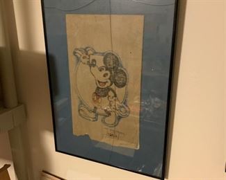 Mickey Mouse vintage illustration by famous artist Stanley Mouse