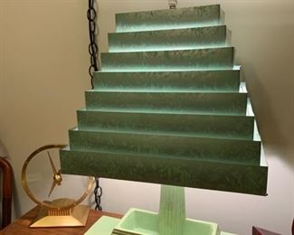 Mid Century Modern MCM Venetian Blind 8 tier shade lamp