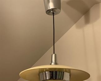 Mid Century Modern MCM Retractable Hanging Light