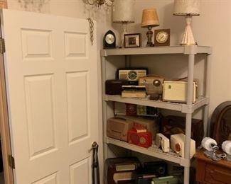 Antique radios including Zenith, Crosley, Philco, Hudson, Sentinal, Motorola, and many others. Also many transistor radios.